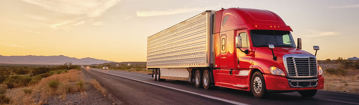 Fleet Hero Truck on highway